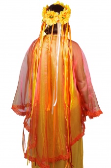 Осень (женский)  платье + головной убор.
