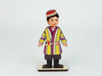 «Народы России» коллекция разборных кукол в национальных костюмах высотой 15 см.