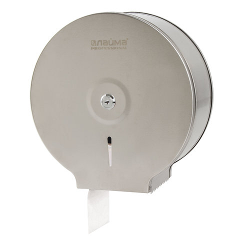 Диспенсер для туалетной бумаги LAIMA PROFESSIONAL ECONOMY (Система T2), малый, нержавеющая сталь, матовый, 605048