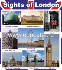 Стенд "Sights of london"