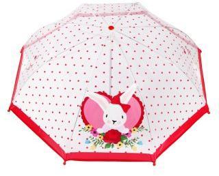 Зонт детский Rose Bunny прозрачный, 46см, коллекция Lady Mary