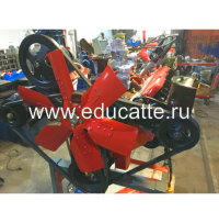 Двигатель автомобиля ЗИЛ/ГАЗ (карбюраторный) с навесным оборудованием и сцеплением