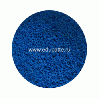 Кварцевый песок, синий, 0,5кг.