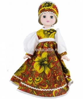 Кукла "Василина хохлома", 45 см