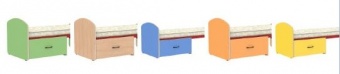 Кровать раздвижная с выдвижным ящиком, 1200-1400-1600х600