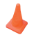 Конус оградительный сигнальный, оранжевый упругий, 32 см (с белой полосой)