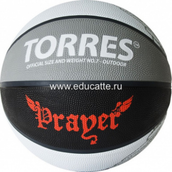 Мяч баскетбольный TORRES Prayer р.7, резина