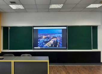 Подвесная настенная рельсовая система PolyGlide Doors 1.1 1200 (4-х досочная, увеличенной ширины)