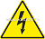 W10 "Опасность поражения электрическим током", наклейка