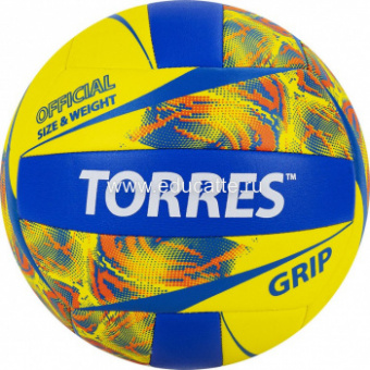 Мяч волейбольный TORRES Grip Y, р.5, ТПУ