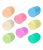 Тесто для лепки BabyDough, набор 8 цветов, пастельные