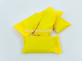Мешочек с песком 150 грамм (желтый)