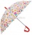 Зонт детский Цветы, 48 см, свисток, полуавтомат