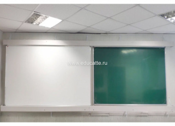 Подвесная настенная рельсовая система PolyGlide Doors 1.1 1200 (2-х досочная)