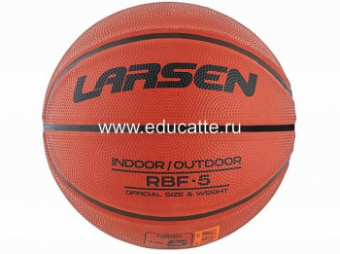 Мяч баскетбольный Larsen RBF5, размер 5, вспененная резина