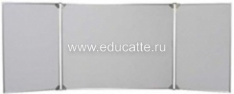 белая Трёхэлементная магнитная полимерная школьная доска 2000х850 (маркерная)
