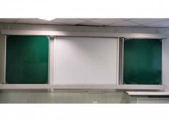 Подвесная настенная рельсовая система PolyGlide Doors 1.1 1200 (4-х досочная)