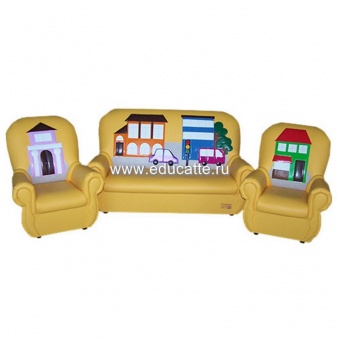 "Сказка люкс" - комплект детской мягкой мебели