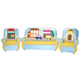 "Сказка люкс" - комплект детской мягкой мебели