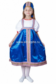 Русский народный костюм (девочка):
