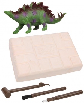Набор раскопок "Стегозавр", с игрушкой