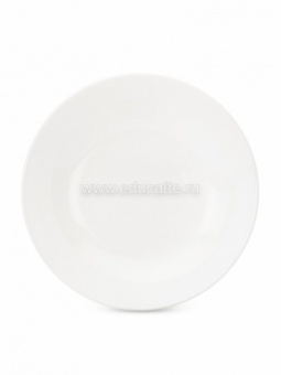 Тарелка суповая WHITE BASIC 21.5см	