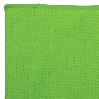 Салфетка универсальная, микрофибра, 30х30 см, зеленая, ЛАЙМА, 603932